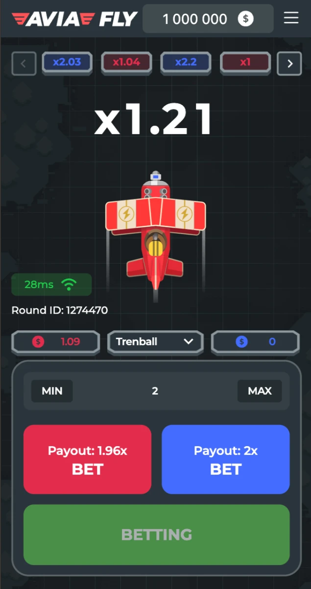 avia fly inout games mobile preview