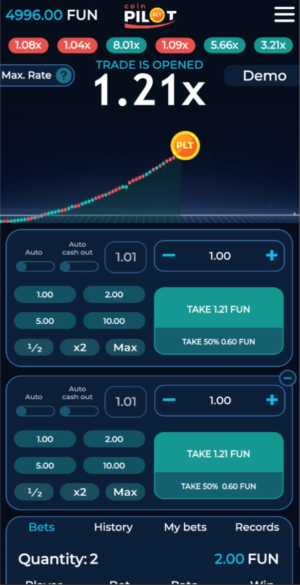 coin pilot gamzix mobile preview 1