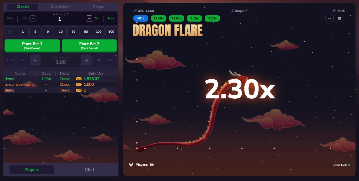 dragon flare preview