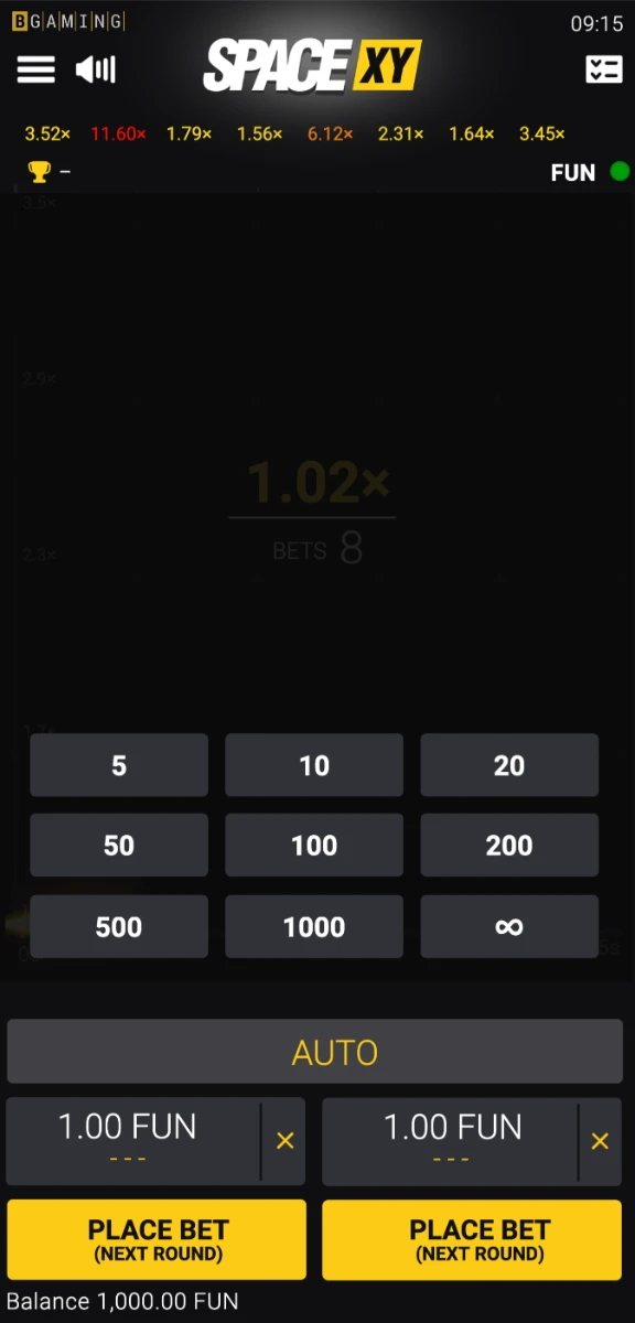 space xy bgaming mobile preview 3