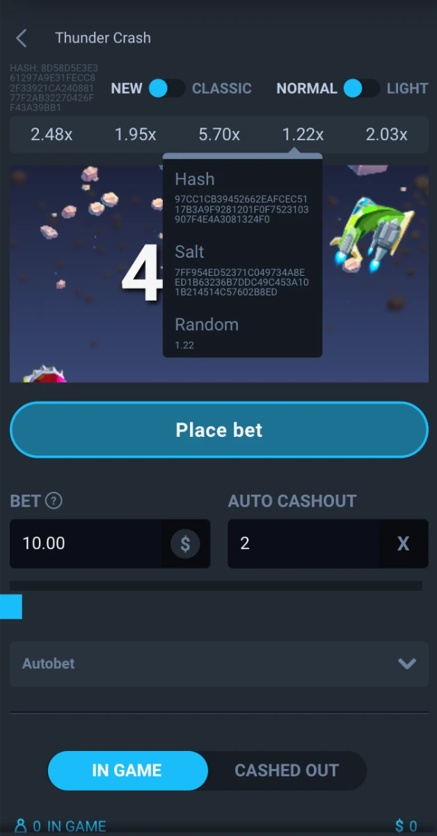 thunderpick casino thunder crash mobile preview 3