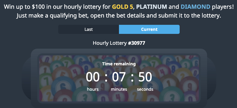 hourly lottery bitsler