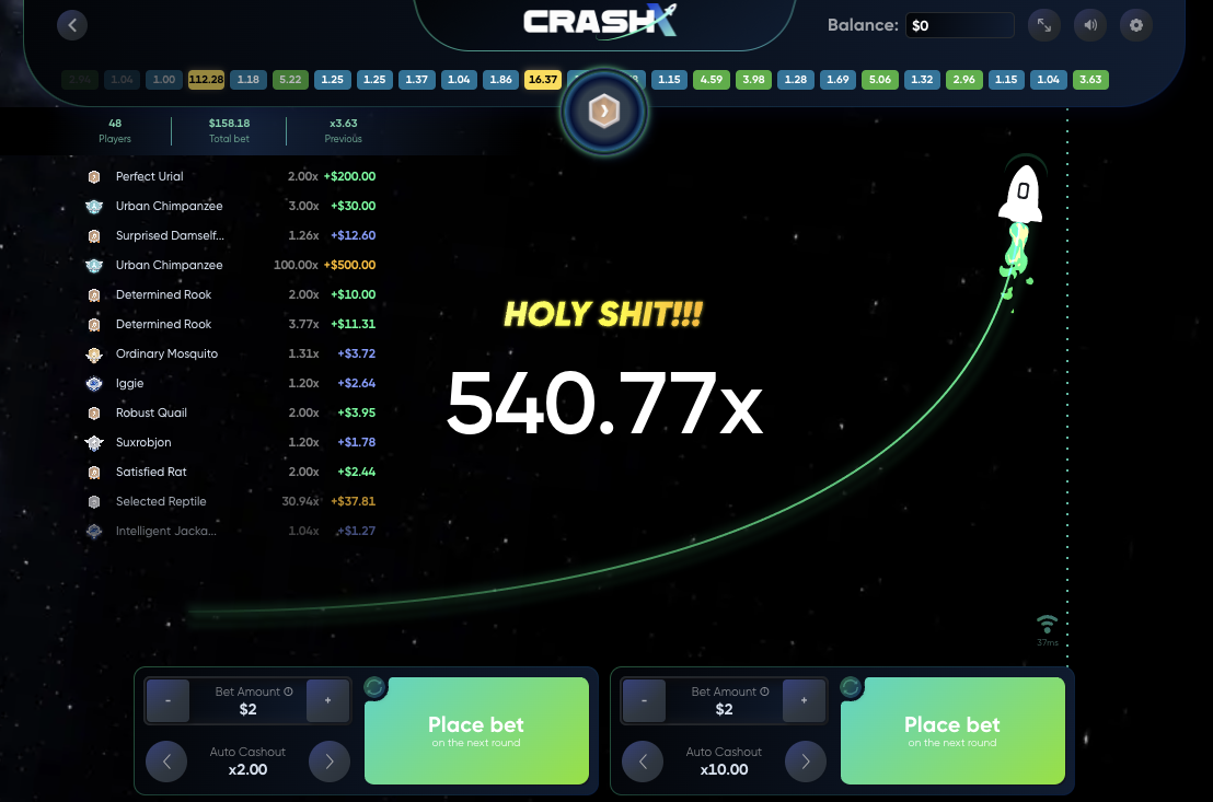 crypto crash game