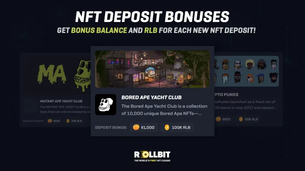 nft deposit bonus at rollbit