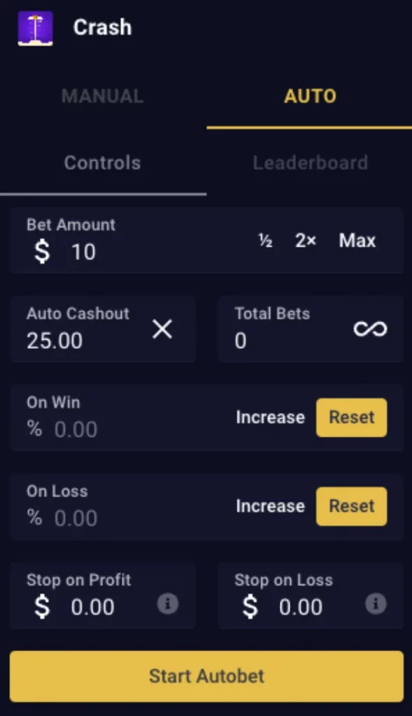 roobet crash automated betting