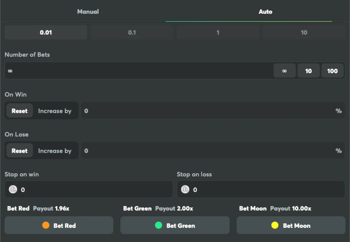 auto betting in trenball crash 