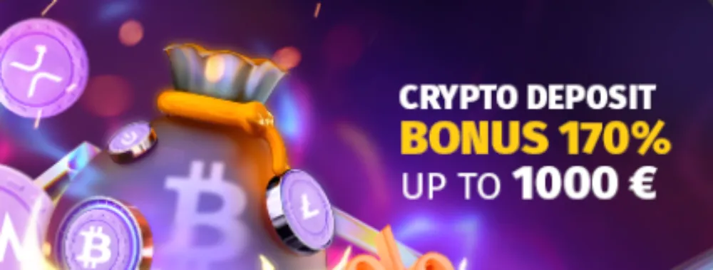 crypto welcome bonus at mystake