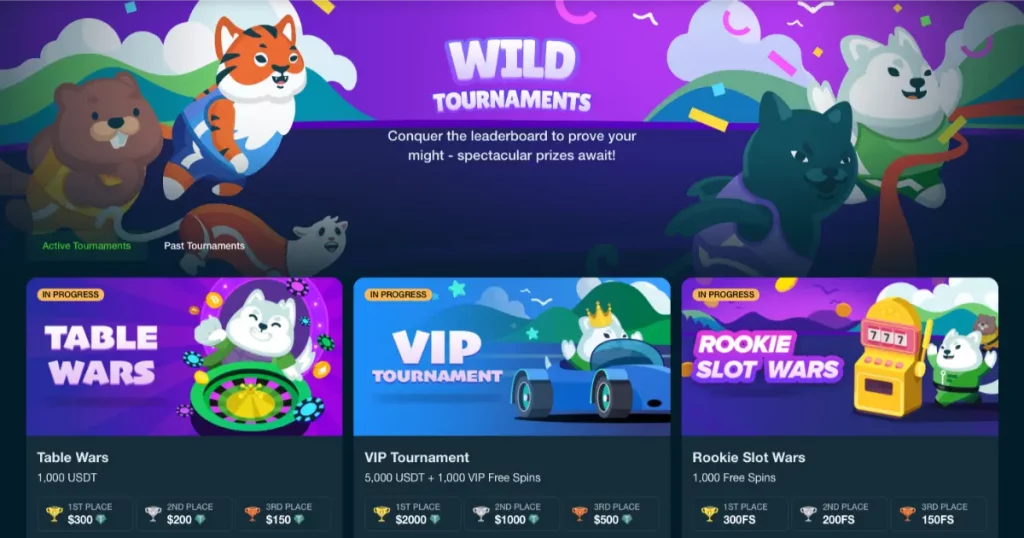 wild.io tournaments