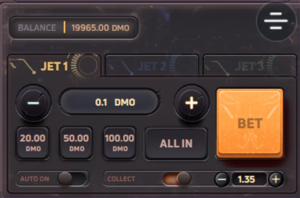 jetx3 betting interface