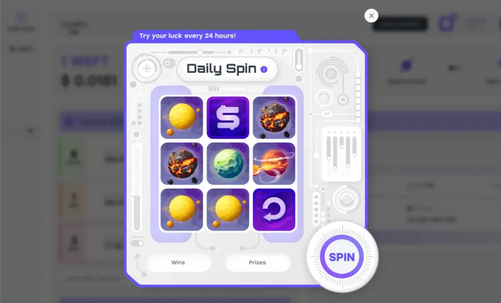 weiss daily free spin