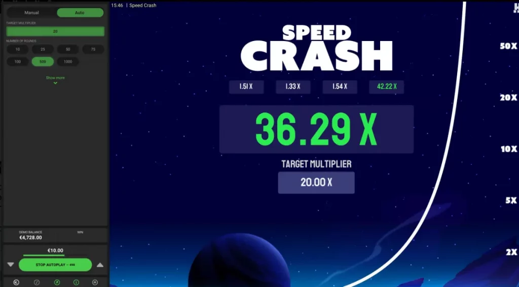 Speed Crash Demo Play