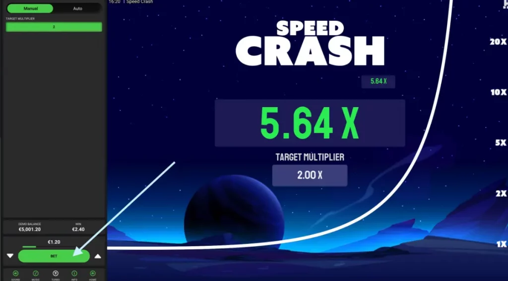 Speed Crash Betting