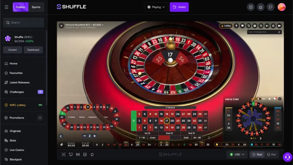 Fortune Roulette Shuffle