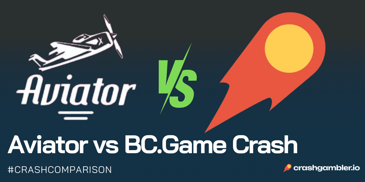 [#CrashComparison] Aviator vs Crash by BC.Originals