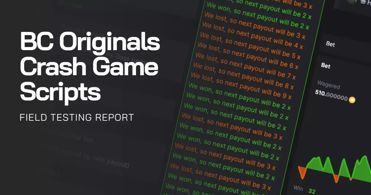 We Tested Popular BC.Game Crash Game Scripts and Won! Well, Kind Of.